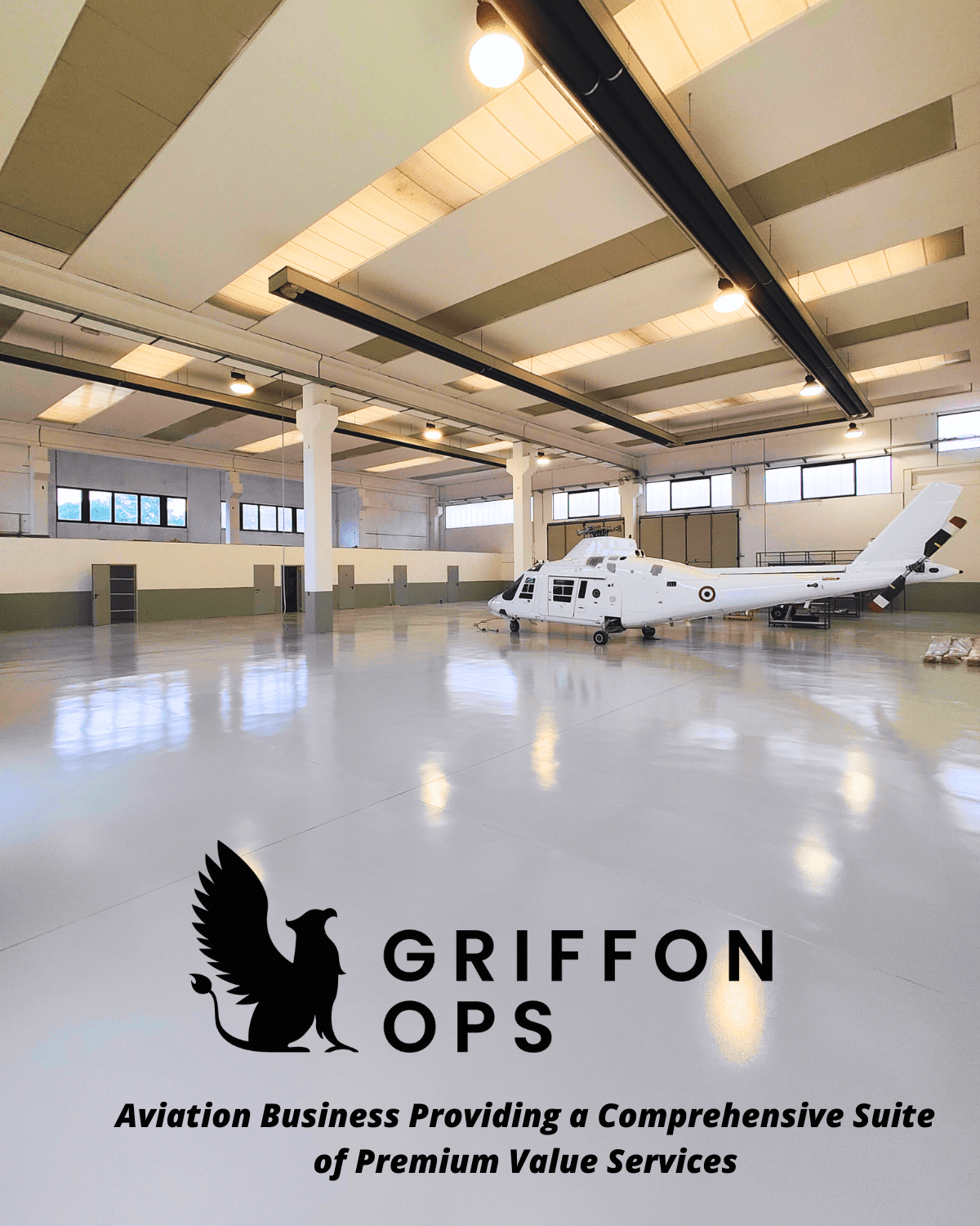 Griffon Ops new facility and AW109 - 1